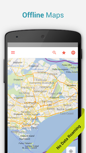 Singapore Offline City Map Screenshot 0