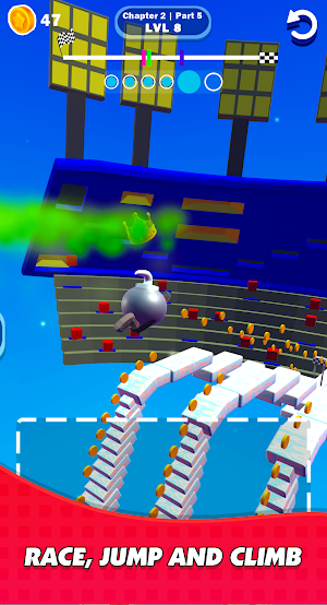 Scribble Climber Crazy Racing Screenshot 1