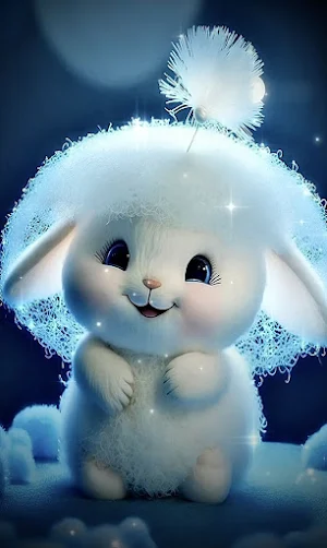 Cute Rabbit Wallpaper Screenshot 2