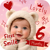 Baby Photo Monthly Milestones