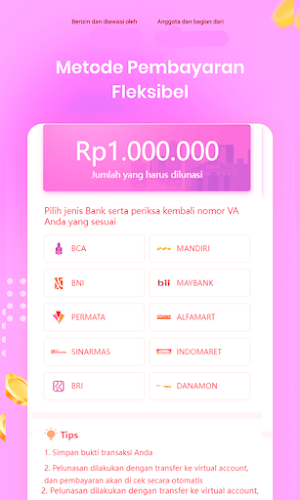 Modal Nasi - tips Pinjaman Screenshot 1