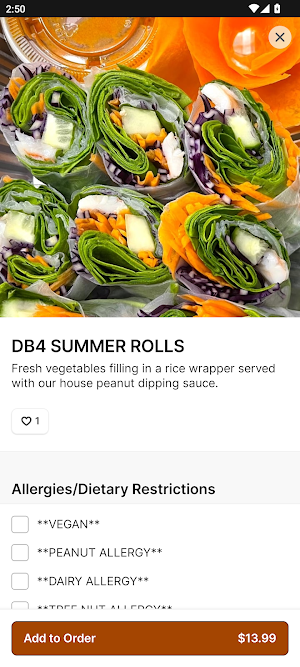 Sukhothai Restaurant Screenshot 1