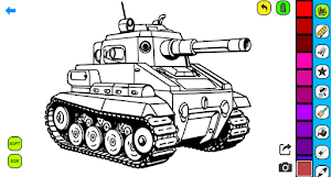Military Tank Coloring Pages Screenshot 0