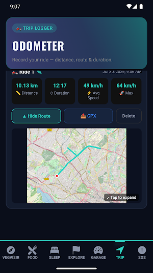 Vegvísir – Nordic Ride Compass Screenshot 3
