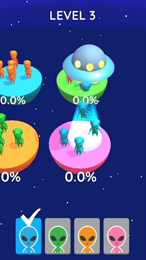 UFO Catch Sorting Screenshot 1