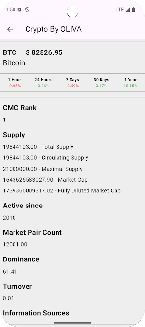 Cryptocurrency Screenshot 2