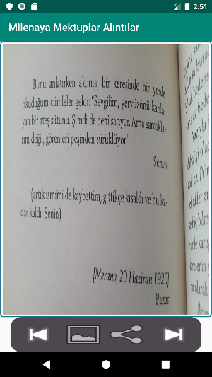 Milena'ya Mektuplar Alıntılar Screenshot 1