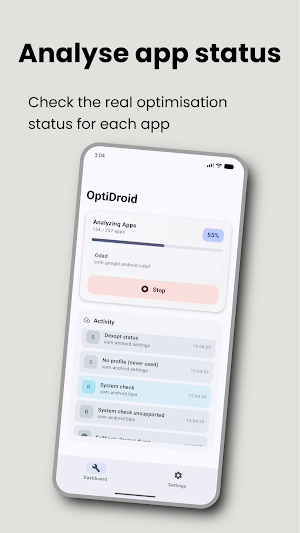 OptiDroid - App optimizer Screenshot 1