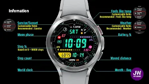 JW047 jwstudio watchface Screenshot 1