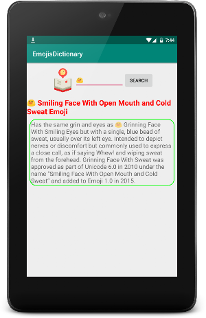 Emoji Dictionary - Emoji Search for meaning Screenshot 2