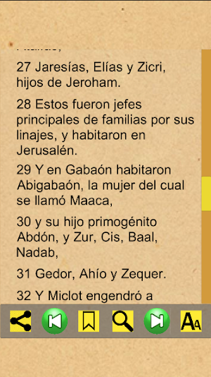 1 Crónicas Bíblicos (Español) Screenshot 1