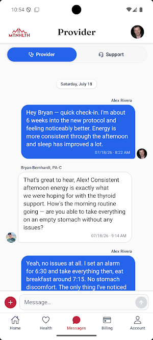 MTN HLTH Screenshot 3