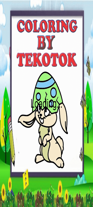 Easter Bunny Coloring Pages Screenshot 0