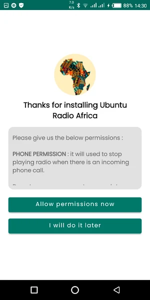 Ubuntu Radio Africa Screenshot 2
