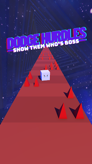 Galaxy Slider Cube Runner Game Screenshot 2