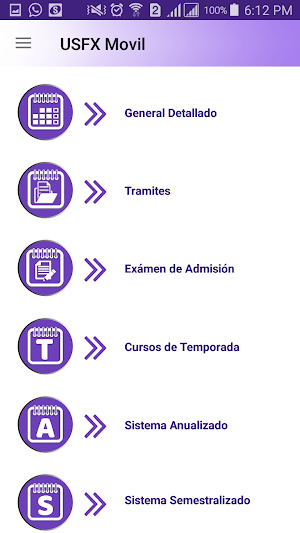 USFX Movil Screenshot 1