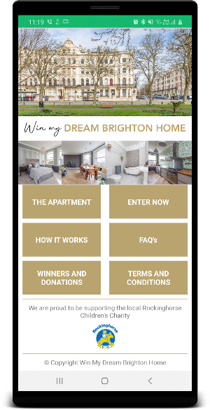Win My Dream Brighton Home Screenshot 0