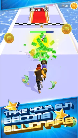 Money collect: run rich 3d Screenshot 0