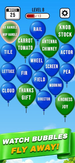 Bubble Word Puzzle: Rise Up Screenshot 3