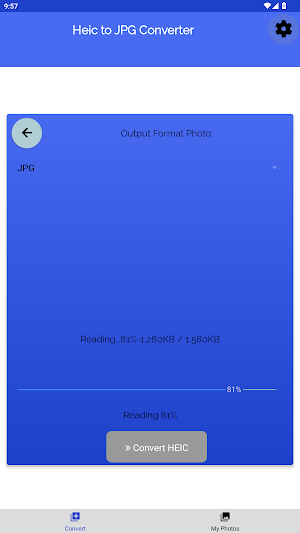 HEIC to JPG Converter Screenshot 1