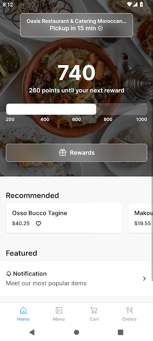 Oasis Restaurant Screenshot 0