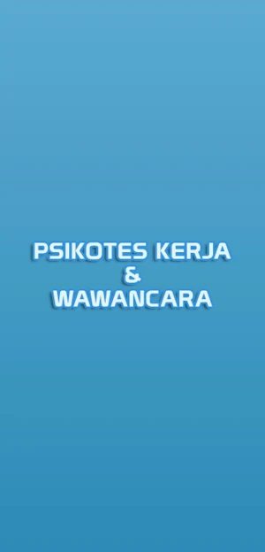 Simulasi Psikotes Kerja & Wawancara Screenshot 0