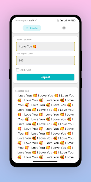 Text Repeator , Text 2 Emoji Screenshot 1