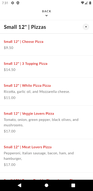 Jim & Nena's Pizzeria To Go Screenshot 2