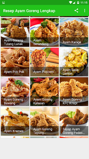 Resep Ayam Goreng Lengkap Screenshot 2