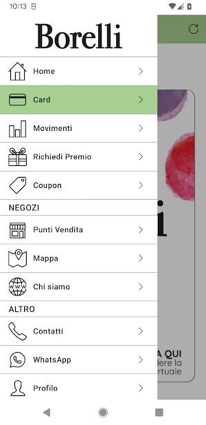 BORELLI REWARDS Screenshot 3