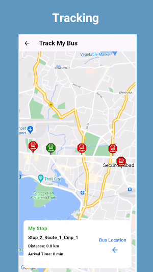 CloudBus Passenger App Screenshot 1