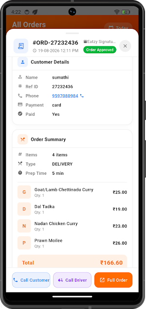 Eatzy Partner Screenshot 2