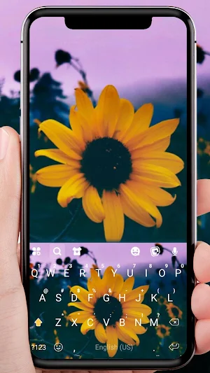 Sunflower Keyboard Theme Screenshot 0