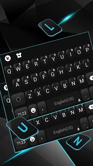 Classy Black Business Keyboard Theme Screenshot 1
