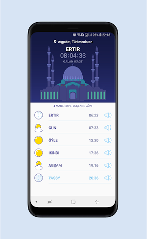 Namaz wagty tm Screenshot 0