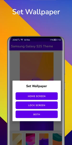 Samsung Galaxy S25 Theme Screenshot 2