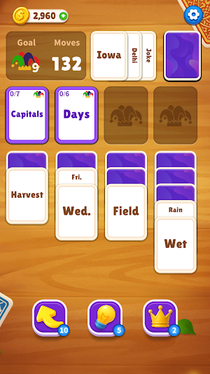 Words Klondike : Associations Screenshot 2