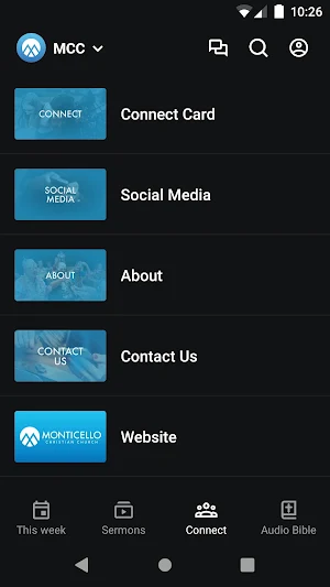 Monticello Christian Church Screenshot 2