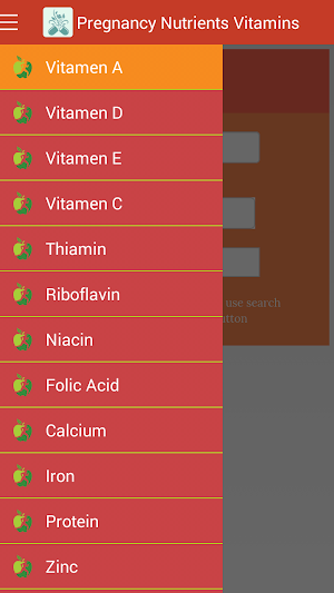 Pregnancy Nutrients & Vitamins Screenshot 0