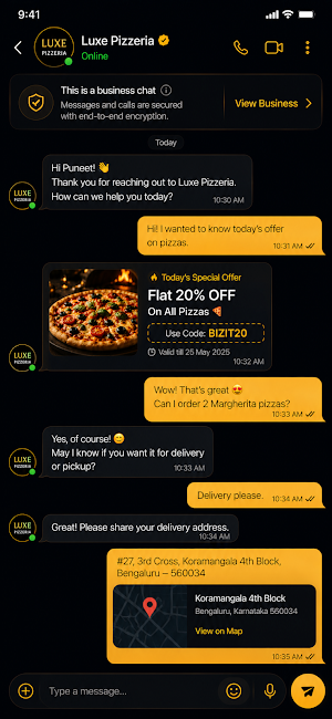 Bizit App Screenshot 1