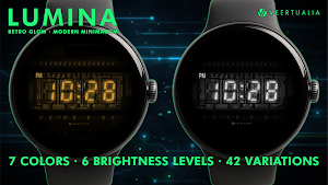 Lumina VFD Watch Face Screenshot 1