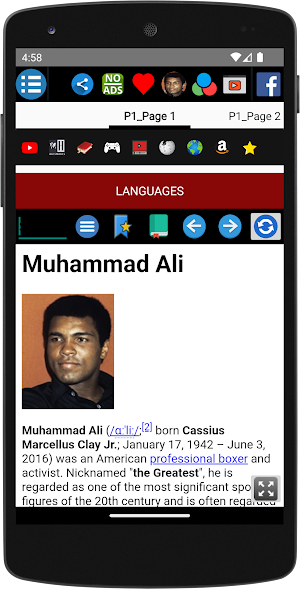 Muhammad Ali - Biography Screenshot 1