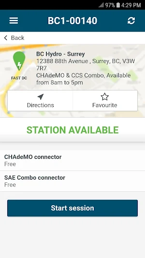 BC Hydro EV Screenshot 1