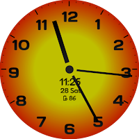 Fall Numbers Watch Face