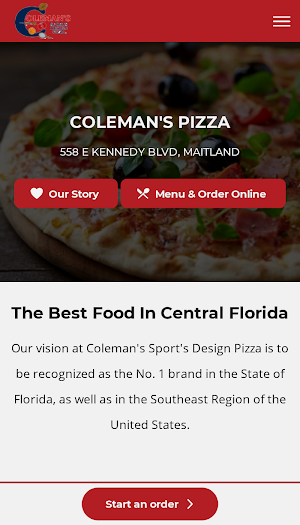 Coleman's Pizza Screenshot 0