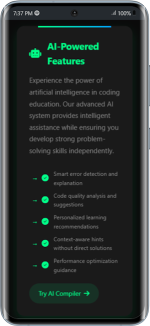 CodeWithAI–Smart AI Compiler Screenshot 0