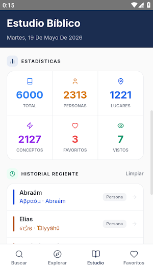 Diccionario Bíblico Origen Screenshot 0