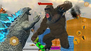 Gorilla City Attack 3D Screenshot 2
