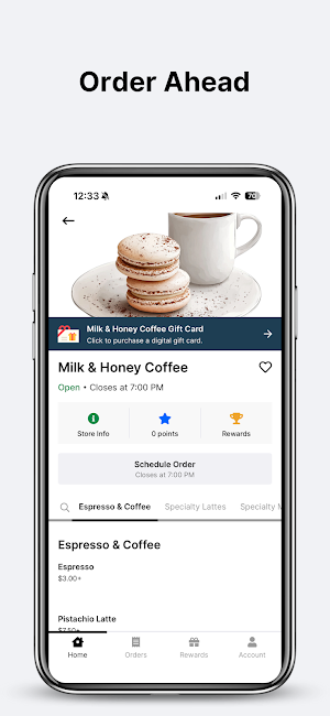 Milk & Honey Coffee - Order Screenshot 2
