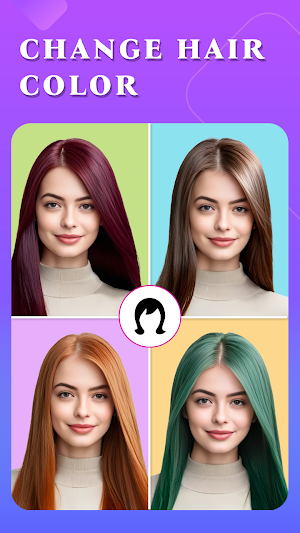 Hair Color Changer : AI Hair Screenshot 1